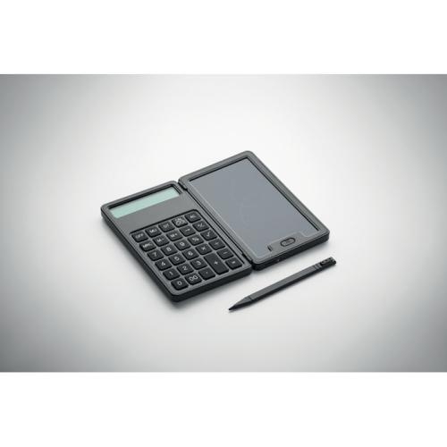 Rekenmachine met LCD-tablet Clerk zwart