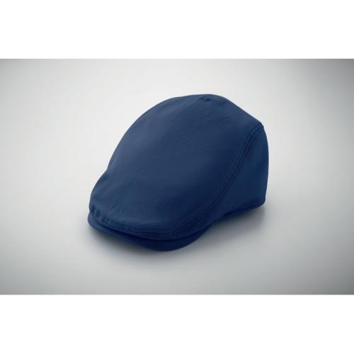Newsboy platte pet Flat peak blauw