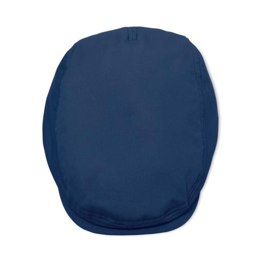 Newsboy platte pet Flat peak blauw