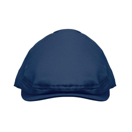 Newsboy platte pet Flat peak blauw
