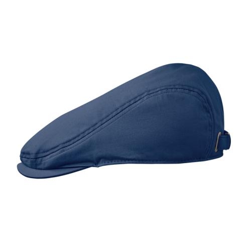 Newsboy platte pet Flat peak blauw