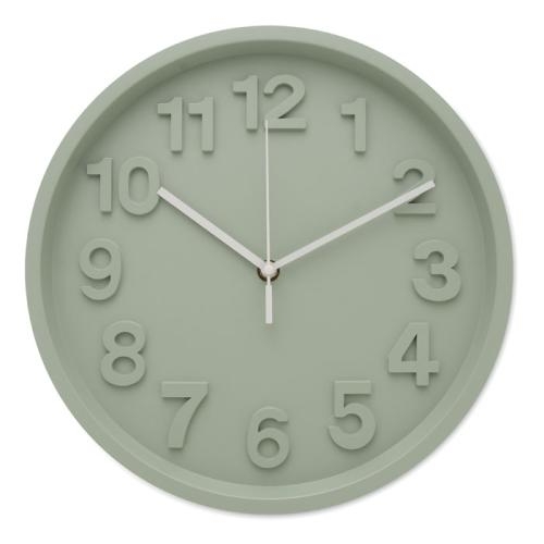 PP wandklok Muro mint green