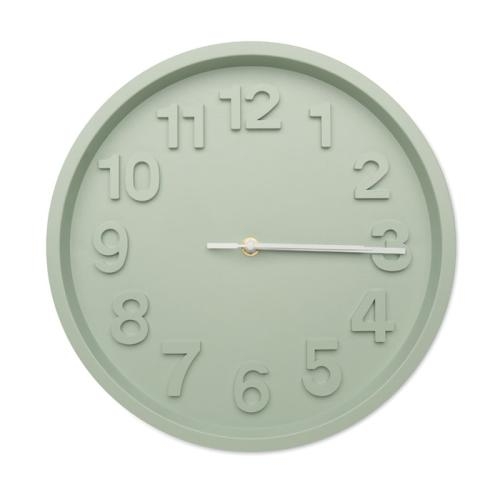 PP wandklok Muro mint green