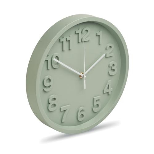 PP wandklok Muro mint green