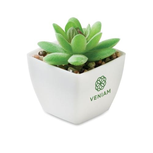 Mini kunstplant Artigrap wit