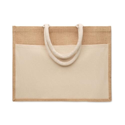 Jute boodschappentas Baga beige