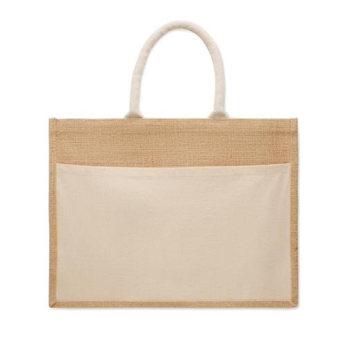 Jute boodschappentas Baga beige