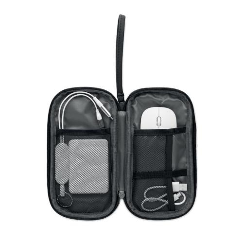 600D RPET tech organizer etui Allthere zwart