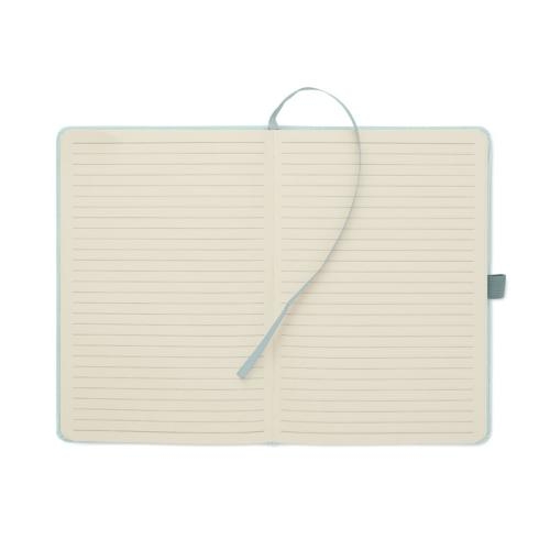 A5 RPET corduroy notitieboek babyblauw