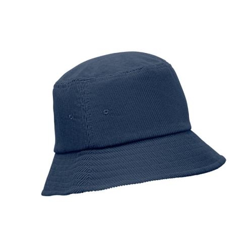 Corduroy vissershoed Scoop blauw