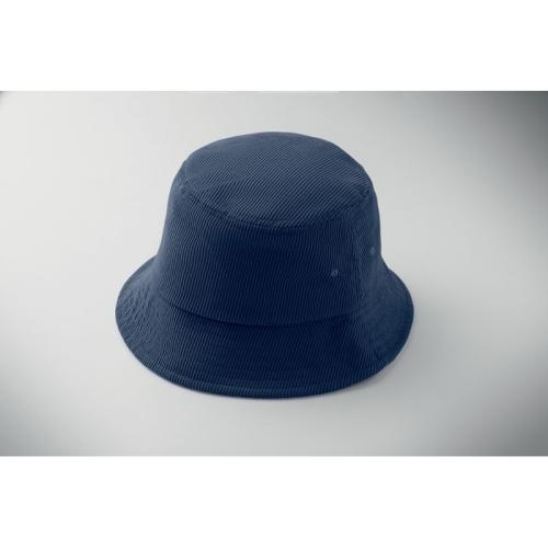 Corduroy vissershoed Scoop blauw