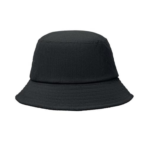 Corduroy vissershoed Scoop zwart