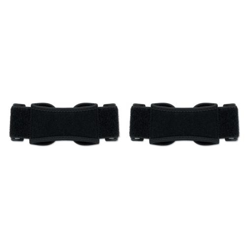 2 sport-kniebandages Stabil zwart