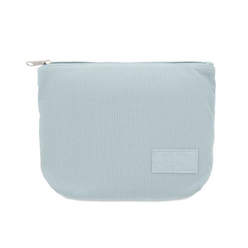 Corduroy cosmeticatasje Cordy-T babyblauw