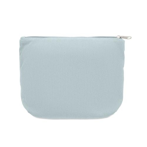 Corduroy cosmeticatasje Cordy-T babyblauw