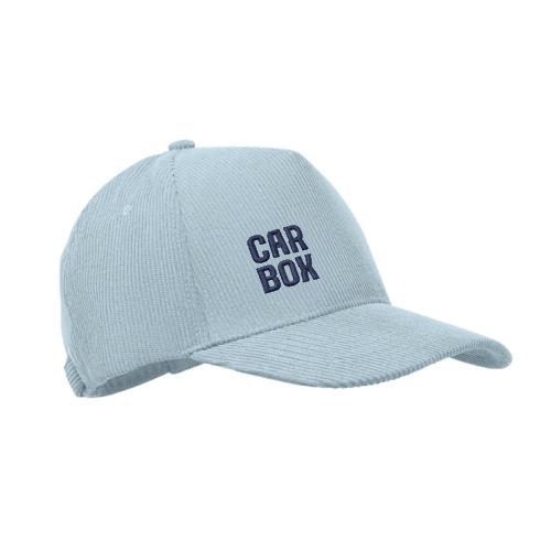 5-panelen corduroy baseballcap Wale