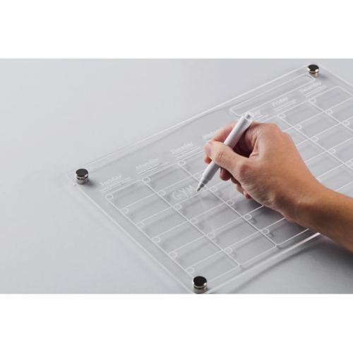 Magnetische acryl planner Planit transparant
