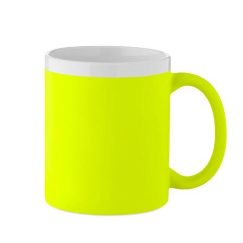 Keramische mok 300 ml Mugiva neon yellow