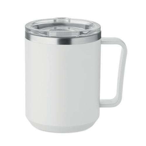 Dubbelwandige mok 400 ml Cocoa wit