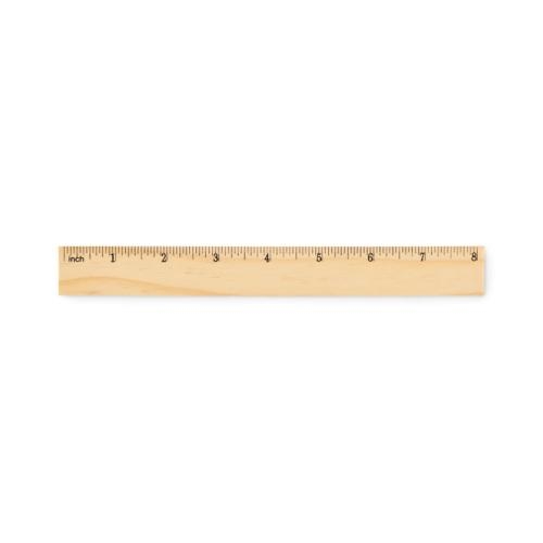 Houten liniaal 20 cm Ruler20 hout