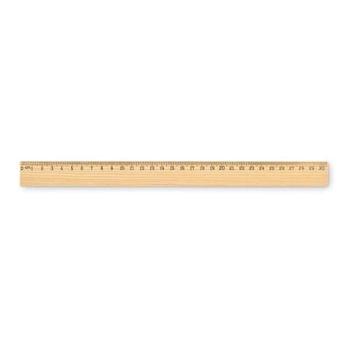 Houten liniaal 30 cm Ruler30 hout