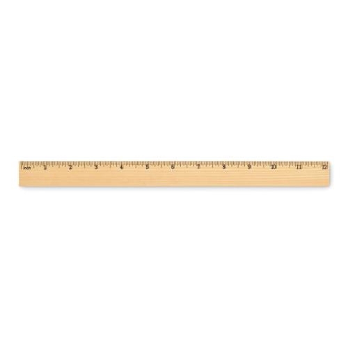 Houten liniaal 30 cm Ruler30 hout