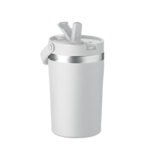 Dubbelwandige beker 350 ml Cozycup wit