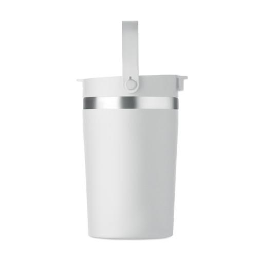 Dubbelwandige beker 350 ml Cozycup wit