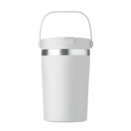 Dubbelwandige beker 350 ml Cozycup wit