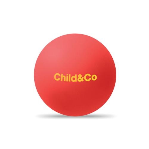 Rubberen stuiterbal Funball rood