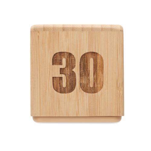 Bamboe twist snooze timer Curt hout