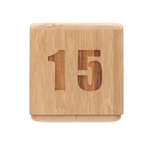 Bamboe twist snooze timer Curt hout