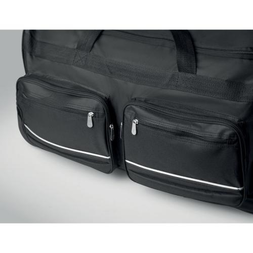 600D RPET reistas trolley Itfits zwart