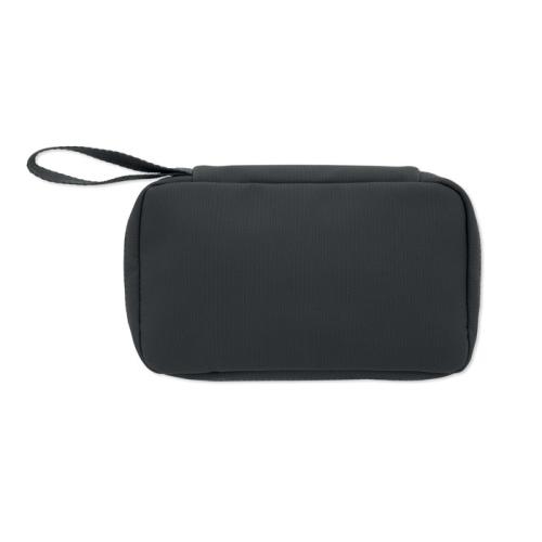 600D RPET toilettas Vanit zwart
