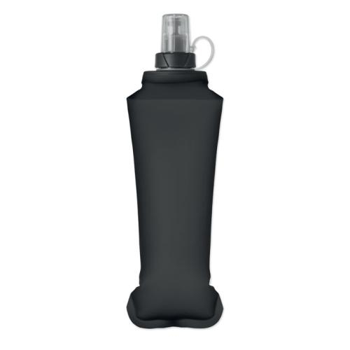 Opvouwbare waterfles 500 ml Biter zwart