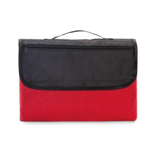Polar fleece picknickdeken Costa rood