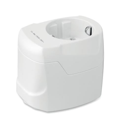 SKROSS® PRO 3-polige wereldstekker Pro 3-pole wit