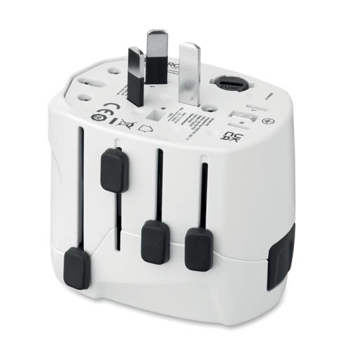 SKROSS® PRO 3-polige wereldstekker Pro 3-pole wit