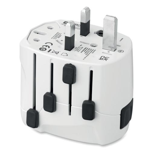 SKROSS® PRO 3-polige wereldstekker Pro 3-pole wit