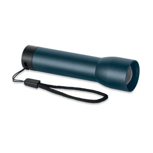 Aluminium oplaadbare zaklamp Lumezo navy