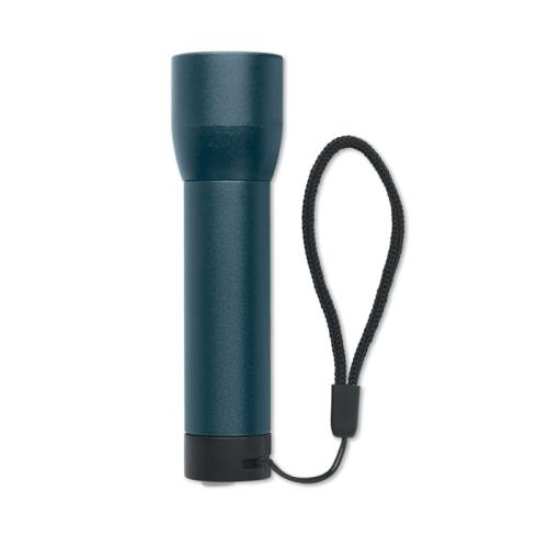 Aluminium oplaadbare zaklamp Lumezo navy