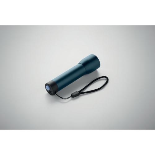 Aluminium oplaadbare zaklamp Lumezo navy