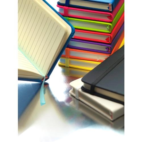 Full colour A6-notitieboekje Dita wit