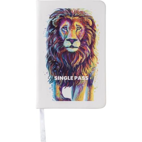 Full colour A6-notitieboekje Dita wit