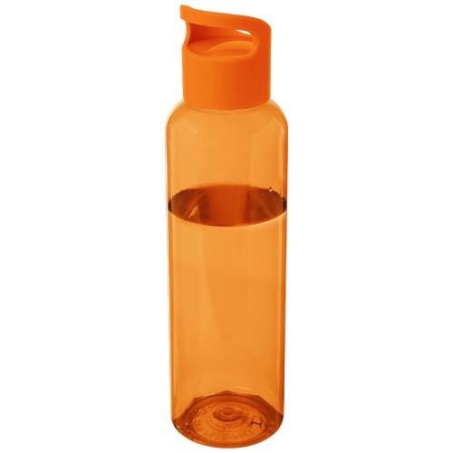 Sky 650 ml waterfles gerecycled plastic oranje