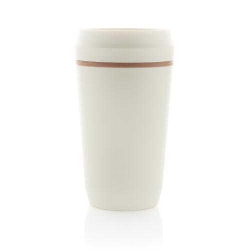 Topl to-go beker 354 ml – 360° lid wit