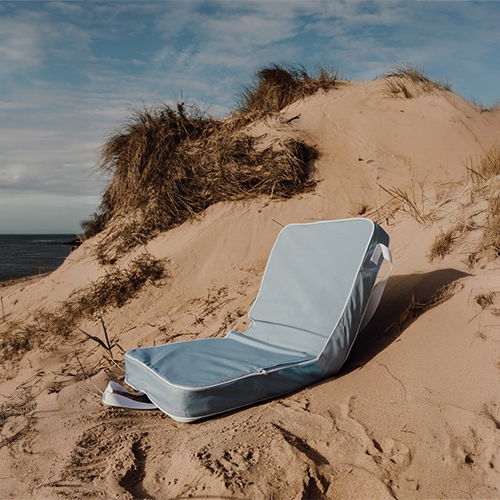 VINGA Lagoa GRS strandstoel lichtblauw