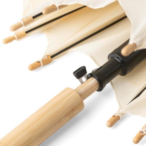 rPET automatische golfparaplu beige