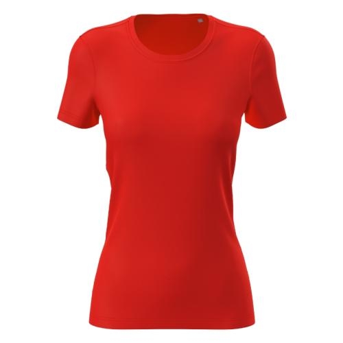 Sport-T Interlock dames scarlet red,2xl