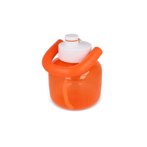 Drinkfles Kettlebell 1800 ml oranje